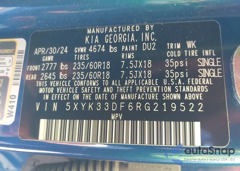 2024 Kia Sportage Ex from USA, damaged, VIN 5XYK33DF6RG219522